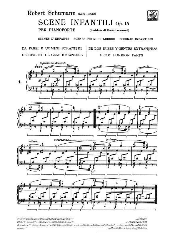 Scene Infantili Op. 15 - Per Pianoforte - pro klavír